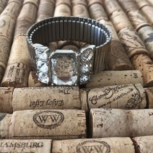 Lia Sophia stretch Silver bracelet